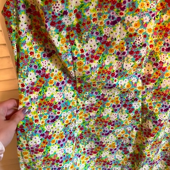 Vintage 90s floral sheath dress - Picture 5 of 8